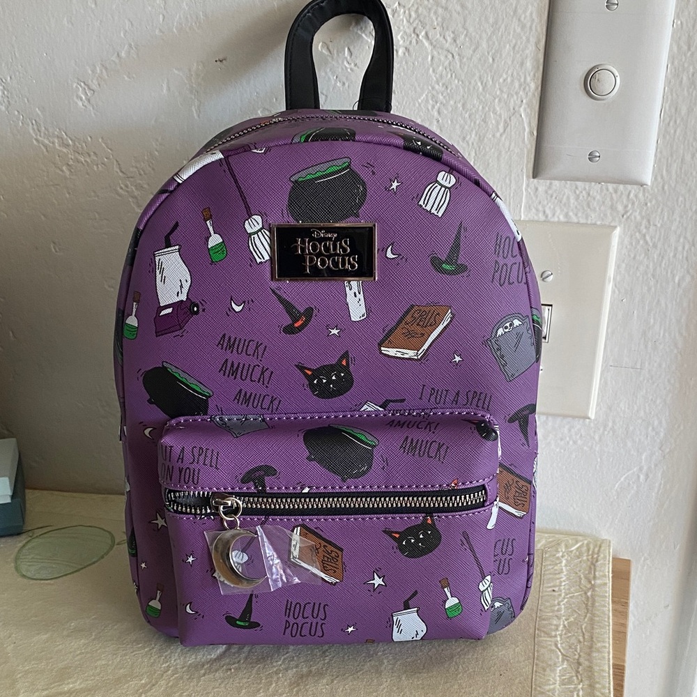 Hot Topic Purple Hocus Pocus Backpack